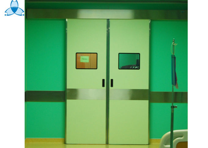 Οι ερμητικές πόρτες χωρισμάτων πορτών δωματίων νοσοκομείων διπλασιάζουν το ανοικτό ύφος για το λειτουργούν δωμάτιο 2