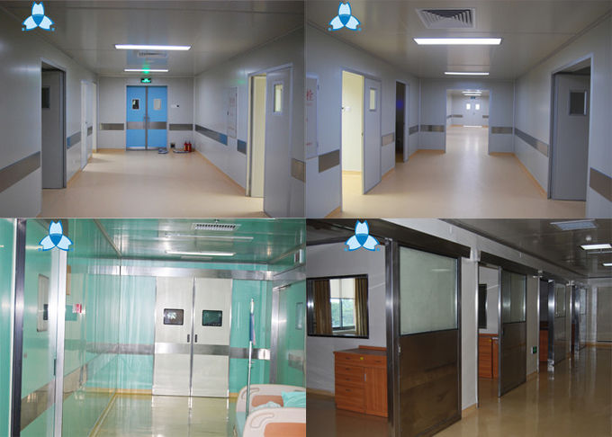 Αυτόματο φίλτρο αέρα νοσοκομείων, διπλές συρόμενες πόρτες νοσοκομείων φύλλων για την πόρτα νοσοκομείων ICU 2