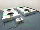 Μονάδα φίλτρων ανεμιστήρων ΣΥΝΕΧΩΝ μηχανών FFU πόδια 4x4 για την καθαρή αίθουσα ISO 5