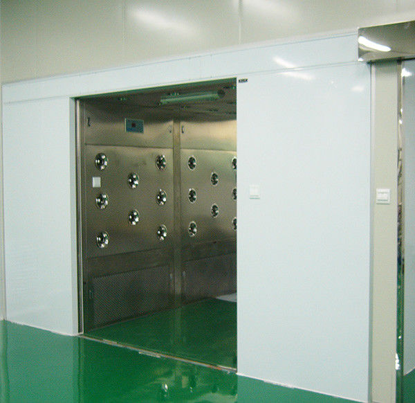 Σήραγγα συστημάτων ντους αέρα αποστειρωμένων δωματίων βιομηχανίας με το πλάτος 1800 αυτόματες συρόμενες πόρτες 1