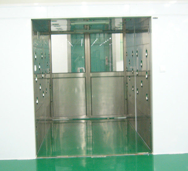 Σήραγγα συστημάτων ντους αέρα αποστειρωμένων δωματίων βιομηχανίας με το πλάτος 1800 αυτόματες συρόμενες πόρτες 0