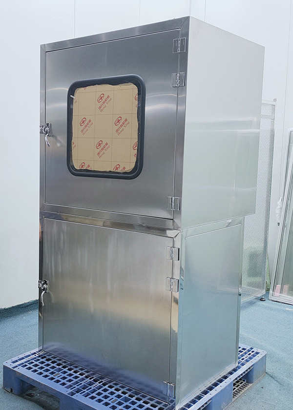 SS304 κιβώτιο περασμάτων ντους αέρα για το αποστειρωμένο δωμάτιο με τη μηχανική συναρμολόγηση 0